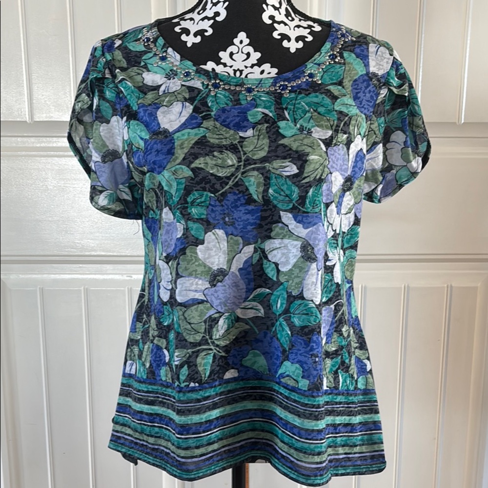 Ruby Rd. Petite L short sleeve top